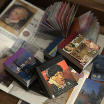 Small days without flipping a retro hand tent Sticker Ins Wind 400 pieces Collage Hand Ledger Background Material Bag of Sulphuric Acid Paper