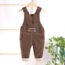Baby strap pants thin cotton 6-8 months 1-2 years old children cotton pants fashion crotch baby winter clothes out