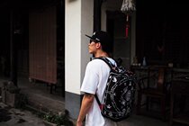 American Hip Hop Backpack SPRAYGROUND Egyptian Religious Style Embroidered Backpack Travel Bag