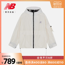 New Balance official 21 New fashion drawstring hooded zipper women sports coat AWJ13351