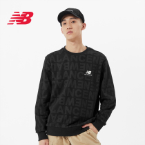New Balance NB Official Round Neckline Letter Printed Warm Round Neckline Male AMT14333