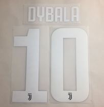 19-20 Juventus star number hot stamping football fan supplies offset Jersey printing number paper C Luo Ke White