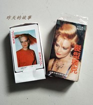 Nostalgic old stock 80-90 s old poker collection world hairstyle poker