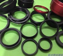 Design of various switching rings to extend lifting ring connecting pieces oxidized hair black aluminum by customer requirements