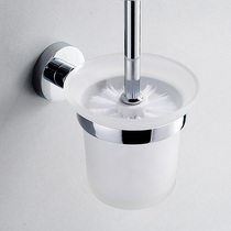 Punch-free toilet toilet toilet brush holder set bathroom toilet cup holder wall cleaning toilet book cleaning brush