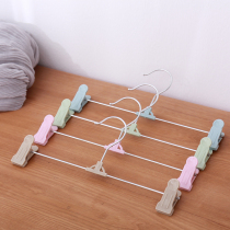 Multi-function with clip non-slip pants rack Pants hang underwear storage rack hanger Wardrobe pants shelf Pants household pants clip