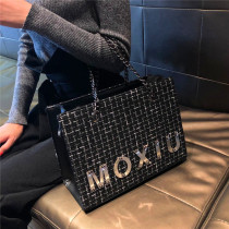 Bag female Korean version of the new tide tote bag portable womens bag fashion large capacity shoulder cross body chain bag