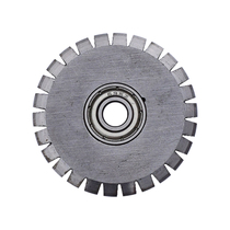 Adhesive scribing machine tooth cutter self-adhesive cutting machine round blade creasing machine rice thread knife tooth blade