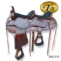 US imported TB two-seater Western saddle cowhide leisure wild riding saddle full set of accessories Western giants