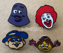 McDonalds four little blessing head badge pin pins McDonalds employee badge PINS badge full set of 4