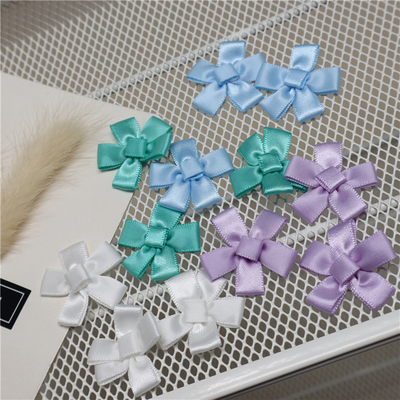 taobao agent Crushed 3 -point Five Flower Lolita Flower Exit mini ribbon satin belt flower decoration DIY handmade baby clothing assistant materials