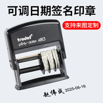 Trodat Year and date Adjustable date printing Digital number Coding printing Production date Stamp comes with a stamp pad