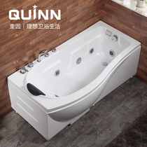 Quinn bathtub household adult small apartment constant temperature surfing massage Yake aluminum bracket how to wear and roll over regularly