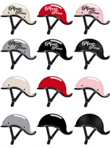 BRAMMO blemish tail-end helmet electric motorcycle half-covered helmet men and women personality retro half-helmet Four Seasons