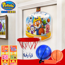 Childrens basketball rack punch-free indoor hanging household shooting frame baby can lift 3-year-old rebound boy toy