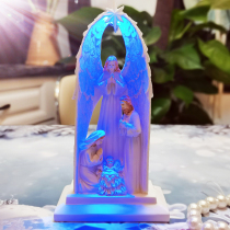  Luminous Holy Family Family portrait Christian gifts Christian gifts Jesus statue Home decoration