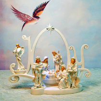  Christian gifts with lights family portrait of the Holy Family of three Christian birthday gifts Christian home furnishings