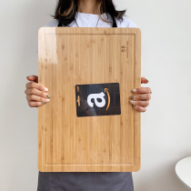 Export to Europe and the United States thickened heart 4cm household antibacterial and mildew-proof double-sided bamboo and wood chopping board Cutting vegetables and chopping meat cutting board