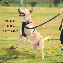 rabbitgoo large dog vest-style chest strap Labrador strap-free walking dog