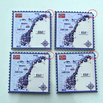 Dingtang Netherlands Norway Finland Sweden Danish mermaid resin creative refrigerator stickers leak European style