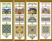 Chatelaine Designs Mini Mystery Castles 1-4 Original layout paper A3 color