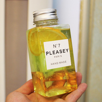 Nai Xueyi tea small square bottle 300ml disposable net red PET beverage bottle juice milk cup honey plastic bottle