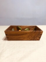 Myanmar teak fruit bowl lift