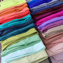 Export Naked embarrassment-free line yoga pants Micropressure candy mid - waist training sports pants girls