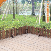 Mall Christmas Tree Pet Hinge Folding Decorative Fence Fence Outdoor Carbonated Embalming Wood Guardrails Gardening Fence