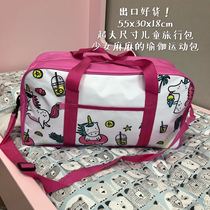 Travel Bag Children Luggage Bag Girl Sports Bag Yoga Bag Outside Pink Unicorn Kindergarten School Start