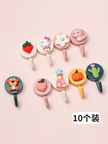 Creative Cute Cartoon Small Hook Powerful no Marks Small Hook Free to punch Home Kitchen Door Wall Paste Wall-mounted