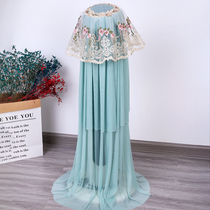 Pastoral wind tower fan dust cover cylindrical floor fan cover vertical electric fan anti-dirt cover cloth towel