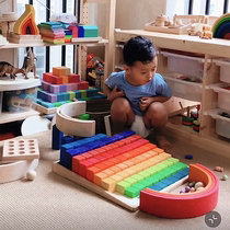 Children grimms Waldorf build class Montessori early education Good-looking and fun toys Large wooden ins