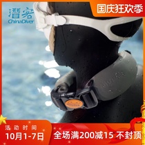 Binstok POD Free diving neck weight adjustable variable neck with sandbag lead bag pool load equipment