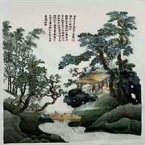  Actually house Su Xiu landscape hanging painting