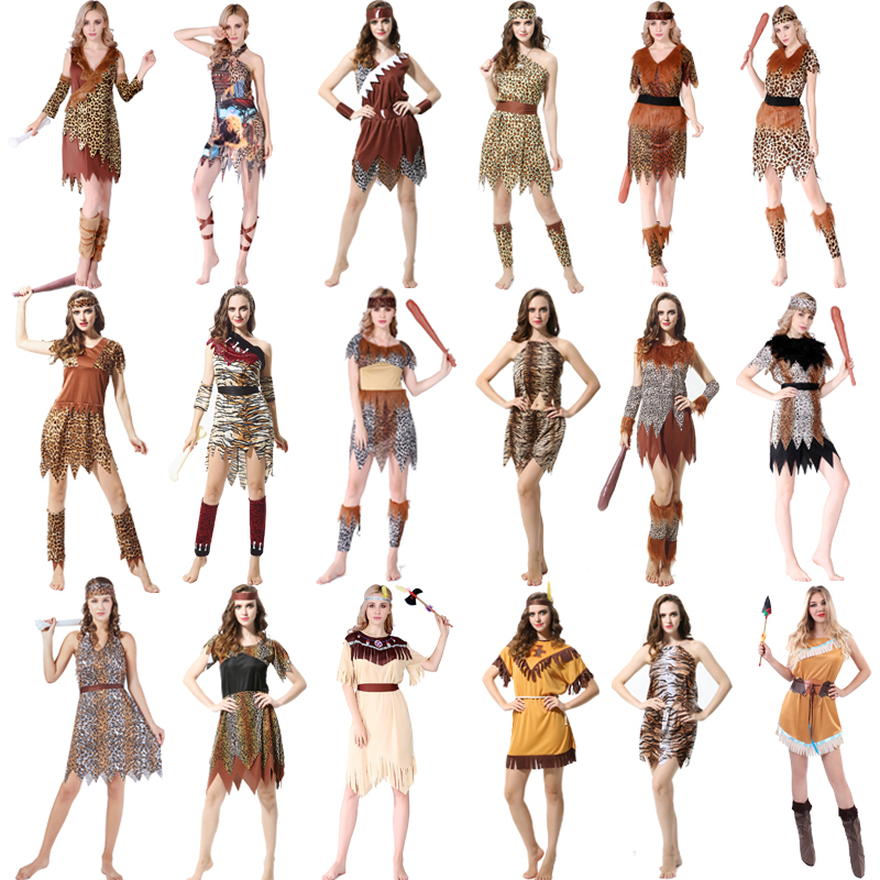Cosplay costume Cosplay costumes adult women aborigines primitive African Indian savages