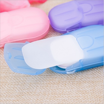 Travel supplies Disposable soap tablets Boxed soap paper Portable hand washing tablets Small soap tablets Mini soap paper