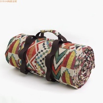South Korea imported NORDIC ISLAND outdoor indoor waterproof belt belt roll cotton polyester picnic cloth cushion