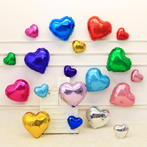 New House Heart-shaped Aluminum Film Balloon Birthday Decoration Wedding Wedding House Arrangement Supplies Love Aluminum Foil Sue White Balloons