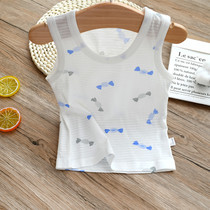 Baby Little Vest Thin style Modale Summer newborn baby Pure cotton Bottom Nursing belly 0-6 month A sleeveless T-shirt