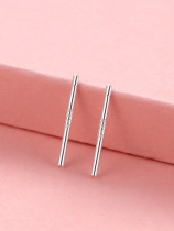 999 pure silver earnspiked female ear-in-ear baton-ear baton sleep without picking up earring earbuds earbuds