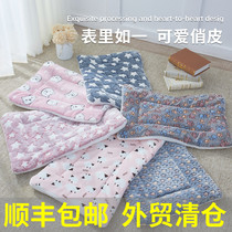 Kennel winter warm dog mat cat nest four seasons universal sleeping mat cat mat sleeping pet wool blanket cat