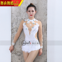 Dance clothes dance cool art gymnastics uniform bodybuilding competition figure skating women childrens performance custom sports training skirt