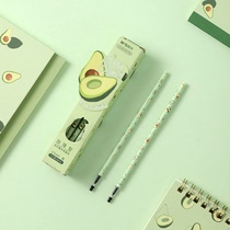 Morning Light stationery Avocado limited 4425 quick-drying enhanced full needle refill 0 5mm water refill black