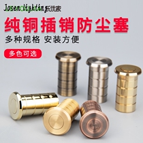 Full pure copper pin hole plug hidden dust protector security door concealed doors primary-secondary heaven and earth sleeves 304 stainless steel