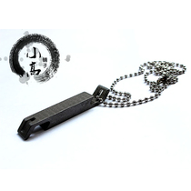 TITANER Beidou made titanium alloy EDC double-sided bottle opener necklace pendant key pendant delivery chain