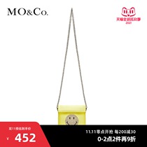 MOCo X Smiley 2021 spring new product shoulder crossbody hot diamond Smiley face chain bag
