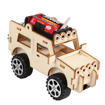 Creative Tech Small Inventive Diy Electric Jeep Children Stem Science Experimeners Materials Manufacturer Direct