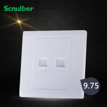 Wall phone Computer socket panel Broadband information network computer plus telephone network cable Telephone line junction box
