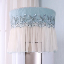 Round boot without dust cover Cylindrical air conditioning cover towel Vertical living room cabinet dust cover cover cloth cover towel